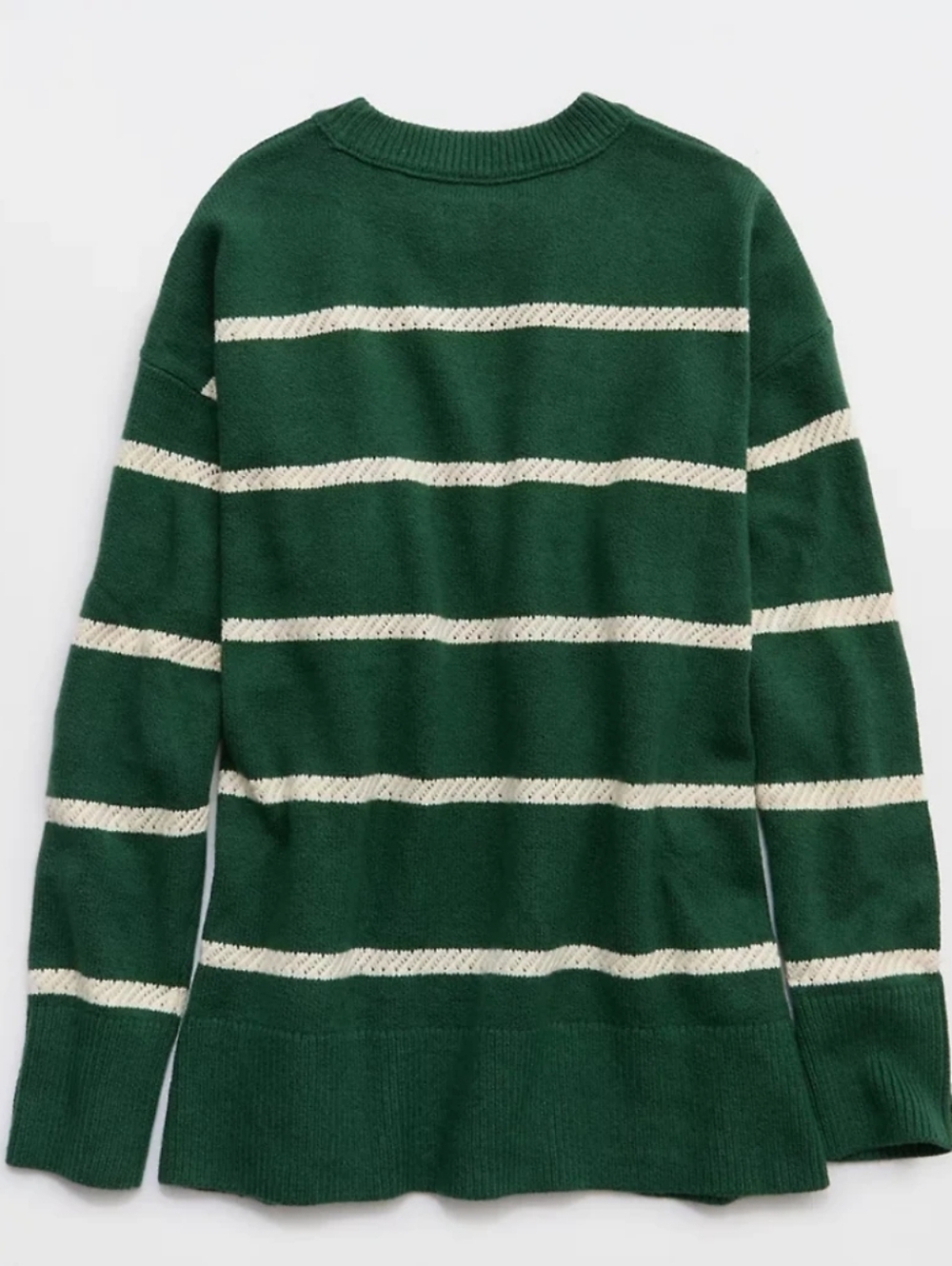 Aerie Softest Luxe Crew Sweater - Rugged Green - Picture 4 of 6